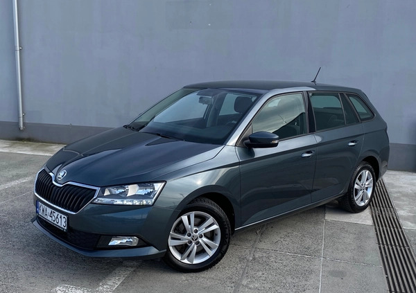 Skoda Fabia cena 48500 przebieg: 45567, rok produkcji 2019 z Kraków małe 781